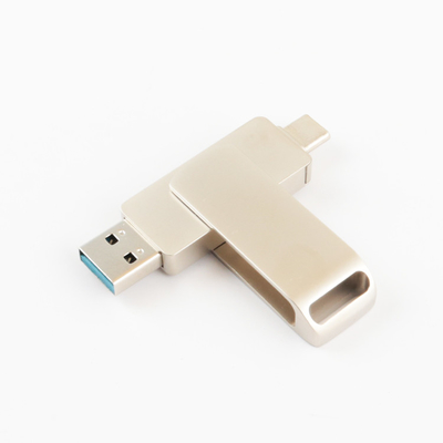محرك فلاش USB معدني نوع C تويست 2.0 و 3.0 سرعة عالية 256 جيجابايت 128 جيجابايت