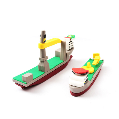 3D نسخة حقيقية PVC محرك أقراص USB السفينة الشراعية الأشكال المخصصة