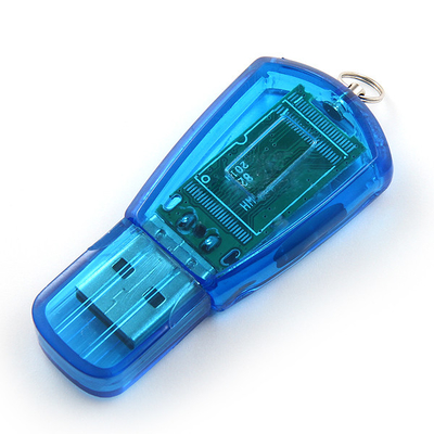 محرك فلاش USB من الألومنيوم والبلاستيك الشفاف 128 جيجابايت 256 جيجابايت USB 2.0 و USB 3.0