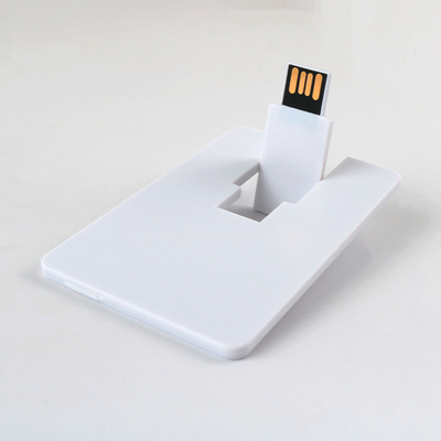 يمكن لمحرك أقراص فلاش USB لبطاقة الائتمان أن يدور 360 درجة بشعار CMYK على كلا الجانبين مجانًا