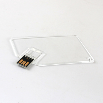 بطاقة ائتمان بلاستيكية شفافة Usb Memory Stick 2.0 MINI UDP 128GB 64GB 50MB / S.