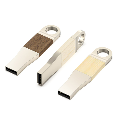 محرك أقراص فلاش USB من نوع Nice Shapes الخشبي 2.0 سريع السرعة 30 ميجابايت / ثانية 64 جيجابايت 128 جيجابايت