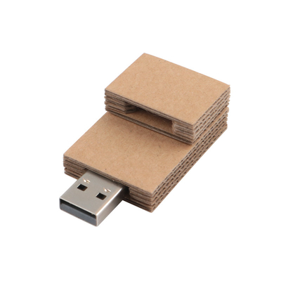 ورق مستطيل محرك فلاش USB مادة صديقة للبيئة USB 2.0 و USB 3.0