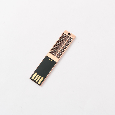 دعم كلمة المرور إعداد محرك أقراص USB معدنية مضاد للصدمات نعم شعار الليزر