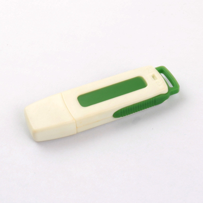 العصا USB البلاستيكية المعاد تدويرها الأسود / أبيض وصلة وتشغيل 1-1TB الذاكرة 0.C إلى 60.C Temp