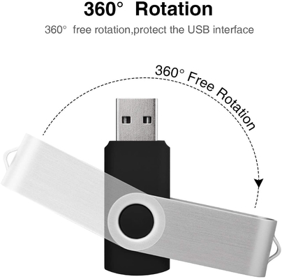 علبة USB بلاستيكية بيضاء مادة معاد تدويرها مميزة ذاكرة كاملة درجة A