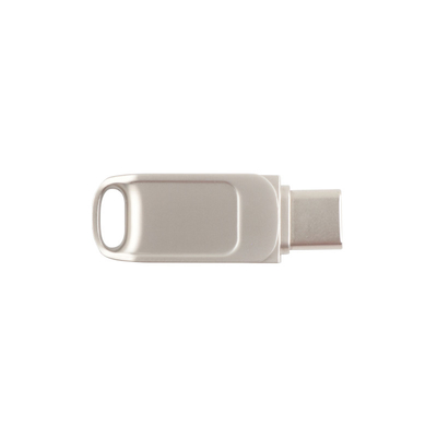 محرك أقراص فلاش USB مزدوج معدني مع حماية كلمة مرور وسرعة متوافقة من النوع C