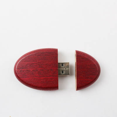 USB 2.0 3.0 عصي USB مخصصة خشبية بسعة 128 جيجا بايت بسرعة 30 ميجا بايت / ثانية
