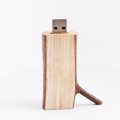 محرك أقراص Tree Root USB 2.0 3.0 أصلي من الخشب البيئي 128 جيجا بايت 256 جيجا بايت