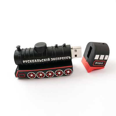 3D نسخة Real Train USB Drive حسب الطلب الأشكال Usb 3.0 ذاكرة كاملة