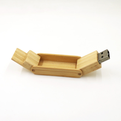 2.0 3.0 محرك أقراص USB مخصص من الخشب سعة 256 جيجابايت معتمد من ROSH