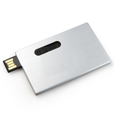 محرك فلاش USB بطاقة ائتمان رفيعة للغاية مقاومة للماء 2.0 15 ميجابايت / ثانية 128 جيجابايت