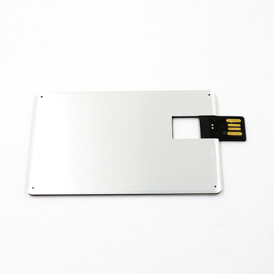 بطاقات الائتمان المعدنية USB عصاs 2.0 128GB 64GB رقائق فلاش UDP صغيرة