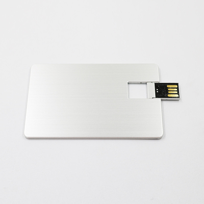 32 جيجابايت 64 جيجابايت بطاقة ائتمان معدنية على غرار محرك أقراص USB فلاش UDP 2.0 80 ميجابايت / ثانية