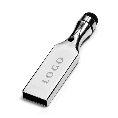 Touch Pen 80 ميجابايت / ثانية بطاقات ذاكرة USB مخصصة 8 جيجابايت 16 جيجابايت محركات أقراص فلاش مخصصة للهدايا