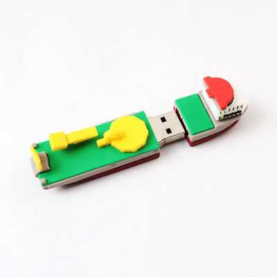 3D نسخة حقيقية PVC محرك أقراص USB السفينة الشراعية الأشكال المخصصة