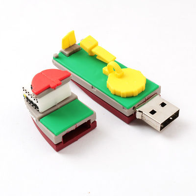 3D نسخة حقيقية PVC محرك أقراص USB السفينة الشراعية الأشكال المخصصة