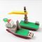 3D نسخة حقيقية PVC محرك أقراص USB السفينة الشراعية الأشكال المخصصة