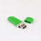 عصا USB بلاستيكية سريعة السرعة بشعار CMYK مصنوعة من / بدون جسم زيت مطاطي