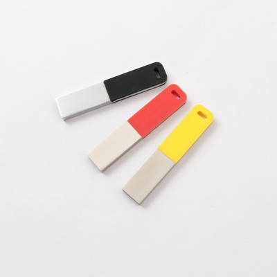 نقره لامعة محرك أقلام USB 2.0 64GB 128GB 20MB/S شعار مخصص وصندوق