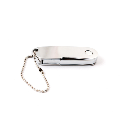 محرك فلاش ثوست ميتال USB 2.0 مع مفاتيح 32GB 64GB 128GB رقاقة UDP سريعة