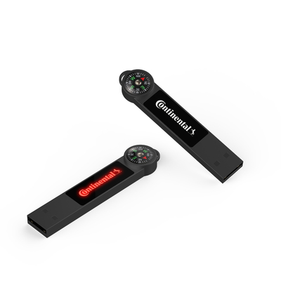 محرك أقراص فلاش USB معدني / بلاستيكي مع شعار مخصص وصور