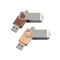 USB A و Type C معاً ذاكرة خشبية USB مع نطاق تشغيل من 0°C إلى 60°C