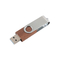 USB A و Type C معاً ذاكرة خشبية USB مع نطاق تشغيل من 0°C إلى 60°C
