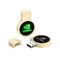 شعار الحفر LED خشبية محرك أقراص USB USB2.0/3.0 نوع الواجهة الخشب الطبيعي