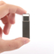 ليزر شعار المعدنية محرك أقراص فلاش USB مع كلمة مرور وضعت وسمة قبة مخصصة