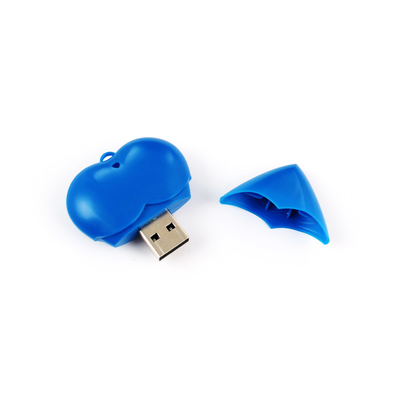 محرك أقراص USB بلاستيكي مقاوم للماء مع طبقة من الزيت المطاطي