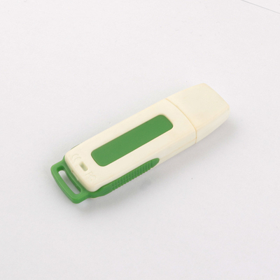 العصا USB البلاستيكية المعاد تدويرها الأسود / أبيض وصلة وتشغيل 1-1TB الذاكرة 0.C إلى 60.C Temp