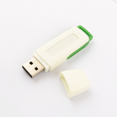 العصا USB البلاستيكية المعاد تدويرها الأسود / أبيض وصلة وتشغيل 1-1TB الذاكرة 0.C إلى 60.C Temp