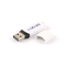 صديقة للبيئة USB بلاستيكي أسود / أبيض ذاكرة كاملة مرتبة جودة نقل البيانات عالية السرعة