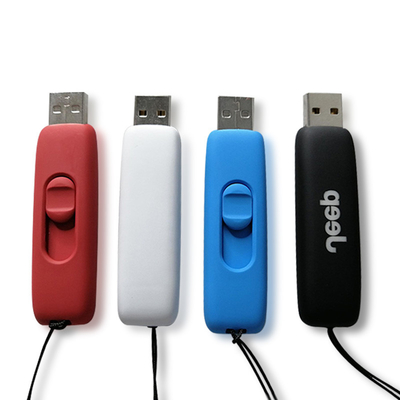 محرك أقراص فلاش USB معدني بلاستيكي مع سرعة محسنة 50 MB/s كتابة 100 MB/s قراءة