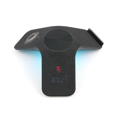 قطر 62MM محطة شحن لاسلكية 3 في 1 مع ضوء و مؤشر Fidget Spinner