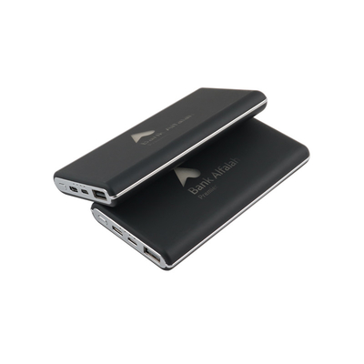 بنك الطاقة المحمول لـ Li Polymer لأجهزة USB للهواتف الذكية - أبيض / أسود / أزرق / أخضر