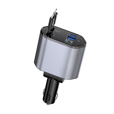 مخرج USB-C 5V / 3A شاحن سريع للسيارة لدخول فولتاج مقيّم 12-24V