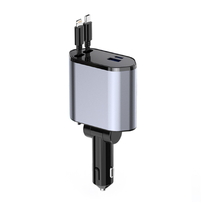 شحن فائق السرعة MAX 100W شاحن سيارة من النوع C لدخول الجهد المسموح به 12-24v