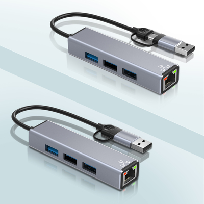 محور USB C المدمج المحمول محور USB الموسع محور USB لنقل البيانات السريع