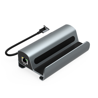 محور USB لنقل البيانات السريع من النوع C مع قارئ بطاقات TF / SD لسهولة الحمل