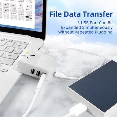 محور القراءة السريعة USB PVC محور قراءة بطاقات TF مع نقل بيانات سريع وقارئ بطاقات الذاكرة