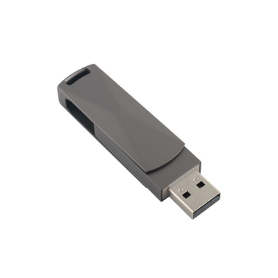 مسدس أسود معدني من النوع C محركات محركات فلاش USB مع سرعة سريعة 3.0 و 3.0 أشكال التواء