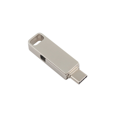 محرك أقراص فلاش USB من النوع C بزاوية 360 درجة للهاتف المحمول وبطاقة الائتمان 3.0