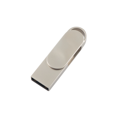 محرك أقراص فلاش USB معدني مقاوم للماء مع الفضة USB 2.0 USB 3.0 ونوع C
