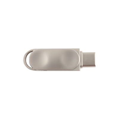 محرك أقراص فلاش USB معدني مقاوم للماء مع الفضة USB 2.0 USB 3.0 ونوع C