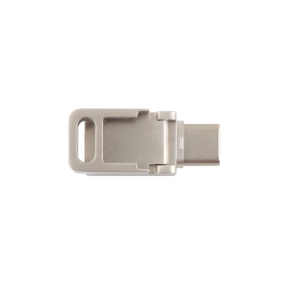 المعدني USB 3.0 و نوع C محرك أقراص فلاش مع نوع C يمكن ليزر شعار الوجه الواحد القيام بوعد