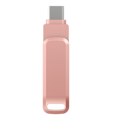نقل البيانات السريع OTG محركات فلاش USB نوع C و USB معا المواد المعدنية