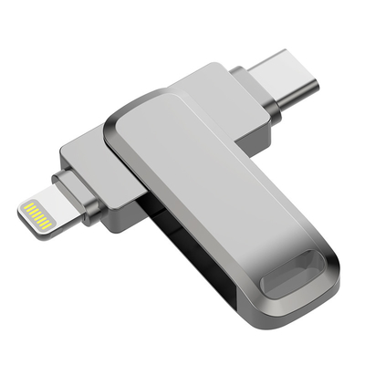 محركات أقراص فلاش USB OTG مقاومة للماء لدعم واجهة USB3.0 و USB 2.0 ونوع C