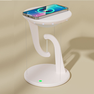 شاحن لاسلكي خفيف الوزن مع تصميم قابلة للطي وظيفة الضوء والتخزين 9V / 3A